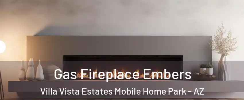 Gas Fireplace Embers Villa Vista Estates Mobile Home Park - AZ