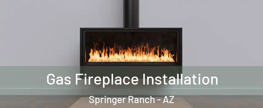 Gas Fireplace Installation Springer Ranch - AZ