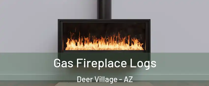Gas Fireplace Logs Deer Village - AZ