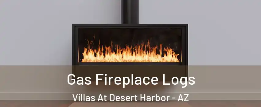 Gas Fireplace Logs Villas At Desert Harbor - AZ
