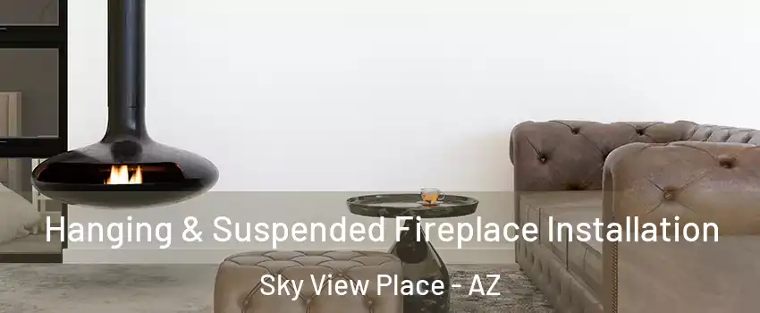 Hanging & Suspended Fireplace Installation Sky View Place - AZ