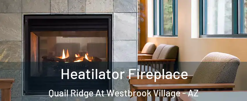 Heatilator Fireplace Quail Ridge At Westbrook Village - AZ