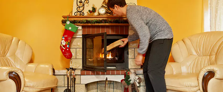 Rusted Metal Fireplace Restoration in Ryland At Silvercreek, Arizona