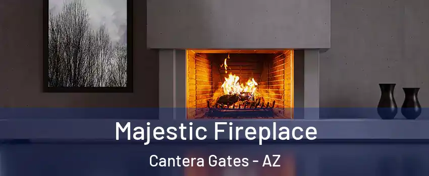Majestic Fireplace Cantera Gates - AZ