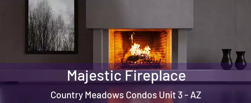 Majestic Fireplace Country Meadows Condos Unit 3 - AZ