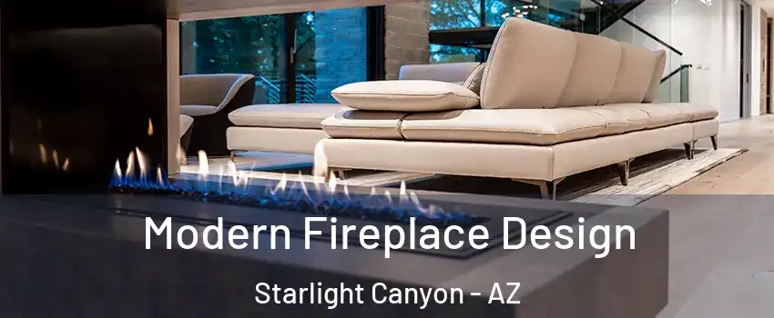 Modern Fireplace Design Starlight Canyon - AZ