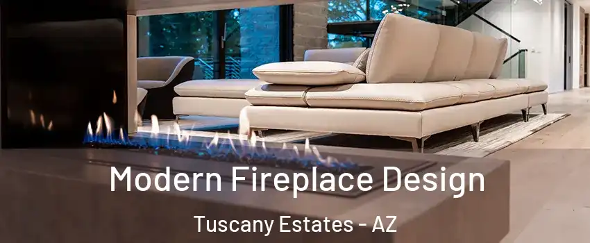 Modern Fireplace Design Tuscany Estates - AZ