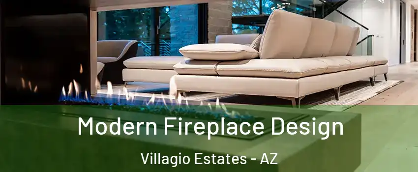 Modern Fireplace Design Villagio Estates - AZ