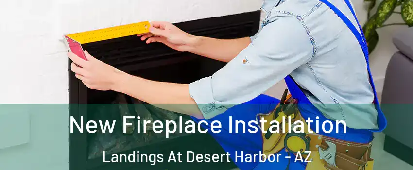 New Fireplace Installation Landings At Desert Harbor - AZ