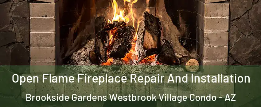 Open Flame Fireplace Repair And Installation Brookside Gardens Westbrook Village Condo - AZ