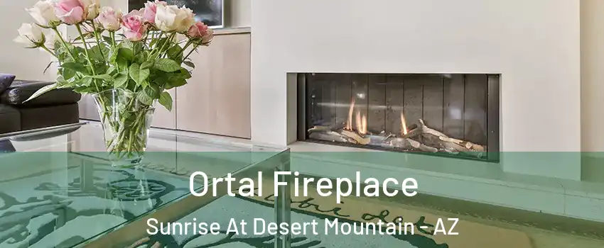 Ortal Fireplace Sunrise At Desert Mountain - AZ