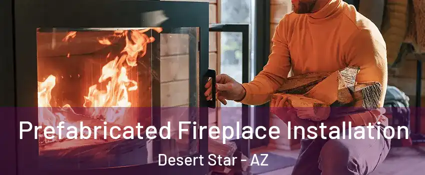 Prefabricated Fireplace Installation Desert Star - AZ
