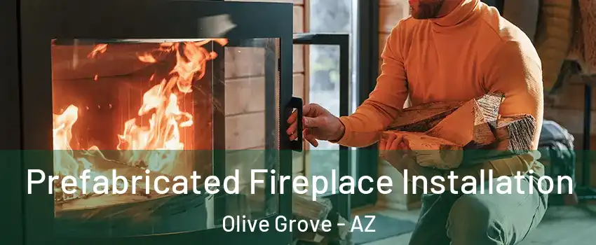 Prefabricated Fireplace Installation Olive Grove - AZ