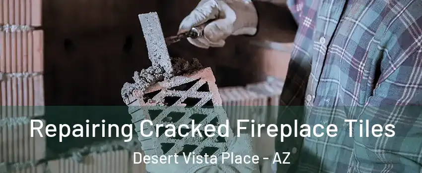 Repairing Cracked Fireplace Tiles Desert Vista Place - AZ