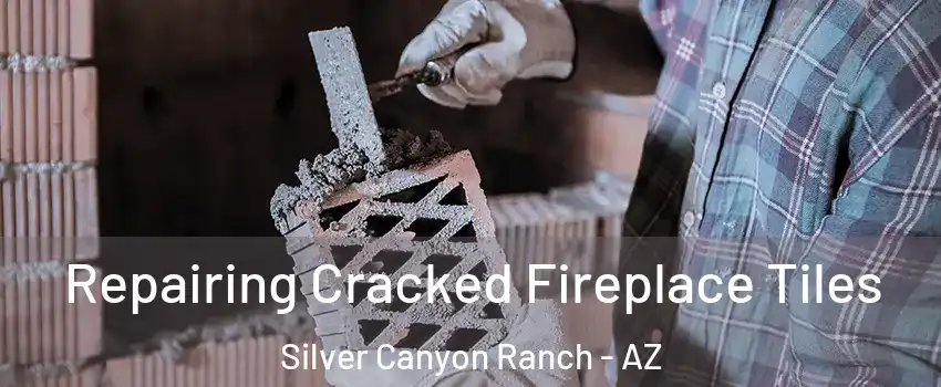 Repairing Cracked Fireplace Tiles Silver Canyon Ranch - AZ