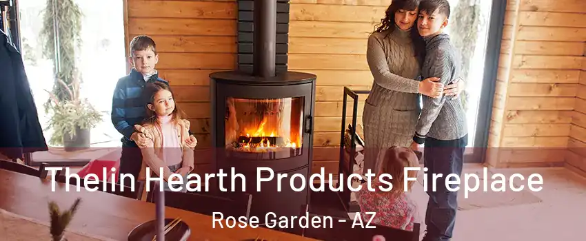 Thelin Hearth Products Fireplace Rose Garden - AZ